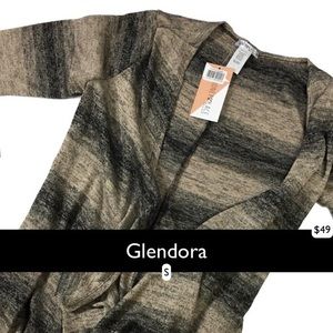 Glendora NWT duster Piphany Honey & lace cardigan